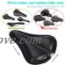 DAWAY Waterproof Bike Seat Cover - C5 Comfortable Soft Memory Foam Padded Leather Exercise Bicycle Saddle Cushion Men Women  Fits Spin Class  Stationary Bikes  Outdoor Cycling  1 Year Warranty - B07D9FQLNP